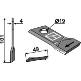 Couteau vrillé droit 105 mm Niemeyer 570446 adaptable-1126595_copy-20