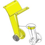 Support de disque de déchaumeur Universel arrière renforcé 355 x 200 mm cadre 80 x 80 mm adaptable-1128897_copy-20