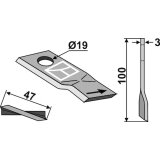 Couteau vrillé gauche 100 mm Niemeyer 570413 adaptable-120477_copy-20