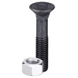 Boulon à tête fraisée collet carré adaptable avec écrou 8.8 7/16" UNF x 50 mm boulonnerie Universelle-132631_copy-20