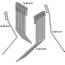Dent de recouvrement de semoir Amazone kit Flexidoigts III D9 AD 2,50 mètres adaptable-123433_copy-01