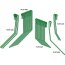 Dent de recouvrement de semoir Amazone (963401) kit 3 mètres adaptable-123447_copy-01
