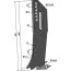 Dent nue de décompacteur Simba (P13813) type LD 630 x 12 / 25 mm entraxe 25 / 50 mm adaptable-121425_copy-01