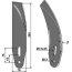 Déflecteur de cultivateur / vibroculteur Nichols latéral gauche 365 x 76 x 6 mm adaptable-123300_copy-01