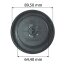 Bouchon de réservoir adaptable diamètre extérieur : 89,50 mm pour Valtra-Valmet T 161 LS-1433998_copy-00