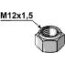 Ecrou hexagonal à freinage interne adaptable 8.8 M12 x 1,5 boulonnerie Universelle-131399_copy-0