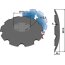 Disque de déchaumeur Pöttinger (85041023.1) crénelé 4 trous à fond plat 510 x 4 mm Niaux adaptable-120916_copy-01