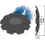 Disque de déchaumeur Farmet crénelé 5 trous à fond plat 420 x 4 mm Niaux adaptable-121010_copy-01