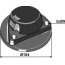 Couvercle de palier de semoir Kverneland (056156) 3 trous 104 mm adaptable-124178_copy-01