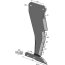 Dent nue de décompacteur Kongskilde (71000338206) Paratill droite avec pied de soc sans pointe entraxe 250 mm adaptable-1129029_copy-00