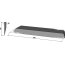 Couteau latéral modèle droit pour Agrostroj 60 x 443 x 10 mm (5002393)-1127983_copy-00