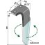 Dent de herse rotative Celli (6226041) gauche 300 x 120 x 15 mm duraface adaptable-1793858_copy-00