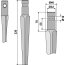 Dent de herse rotative Rau vicon (001430-01) droite / gauche 320 mm adaptable-131609_copy-02