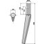 Dent de herse rotative Krone (4908400) droite / gauche 288 mm adaptable-131773_copy-02