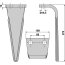 Dent de herse rotative Feraboli (7A48010) droite / gauche 270 x 100 x 12 mm adaptable-131798_copy-02