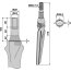 Dent de herse rotative Rau vicon (4916720) gauche 375 mm adaptable-131820_copy-02