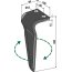 Dent de herse rotative Breviglieri (0060184D) droite à montage rapide 300 x 100 x 15 mm adaptable-131907_copy-02