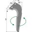 Dent de herse rotative Falc (540130) gauche 325 x 115 x 18 mm adaptable-131914_copy-02