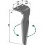 Dent de herse rotative Vigolo (7U00009 7U00034) gauche 310 x 110 x 15 mm adaptable-131919_copy-02
