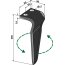 Dent de herse rotative Maschio (38100223) gauche DL DS DC 280 x 90 x 14 mm adaptable-131962_copy-02