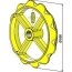 Elément cambridge de rouleau Väderstad (101080) diamètre : 550 mm adaptable-121089_copy-01
