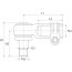 Rotule de direction de 75 mm pour Claas Dominator 48-1767450_copy-00