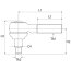 Rotule de direction de 120 mm pour Claas Dominator 88 S Maxi-1767568_copy-00