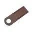 Couteau de broyeur de paille lisse de 176 x 60 mm pour Claas Dominator 108 SL (Vendu par 20)-1768404_copy-00