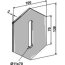 Grattoir de rouleau packer Lely (1201) métal plat simple fixation 70 / 138 x 100 x 3 fixation 11 x 70 mm adaptable-124362_copy-01
