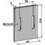 Grattoir de rouleau packer Maschio (26100667 22036) métal plat double fixation 110 x 95 x 4 mm fixation 8,5 x 39 mm adaptable-124382_copy-01