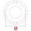 Disque dentrainement intérieur Bondioli et Pavési 8 trous diamètre 180 mm-1607259_copy-01