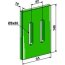 Grattoir de rouleau packer Maschio (27100539 36100499) plastique double fixation Greenflex 140 x 95 x 10 mm fixation 9 x 60 mm adaptable-124440_copy-01