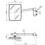 Rétroviseur complet droit pour Deutz Agrocompact F 75-1250686_copy-00