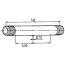 Tube de rampe Longeur 2110 mm 5 trous de diamètre 10 mm entre axe de 50 mm Berthoud-17595_copy-02
