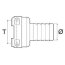 Raccord T1 Femelle / cannelé Arag pour tuyau diamètre 13 mm-1749162_copy-00