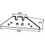 Contre-sep pour charrue Kverneland (073608F) court nouveau modèle réversible dorigine-1777457_copy-01