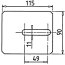 Grattoir de rouleau packer Amazone (6081200) métal plat simple fixation 115 x 90 x 3 mm fixation 11 x 60 mm adaptable (vendu par 10)-13836_copy-03