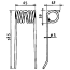 Dent adaptable (009405225) round baller welger rp12, rp15-6499_copy-016
